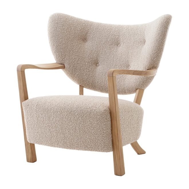 &tradition wulff lounge chair atd2 fåtölj oljad ek-karakorum