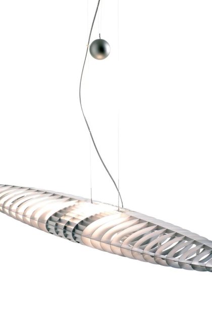 Luceplan titania d17 pendel aluminium-utbytbara ljusfilter