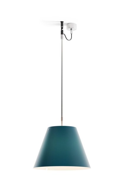 Luceplan costanza d13 s pendel petroleum blue