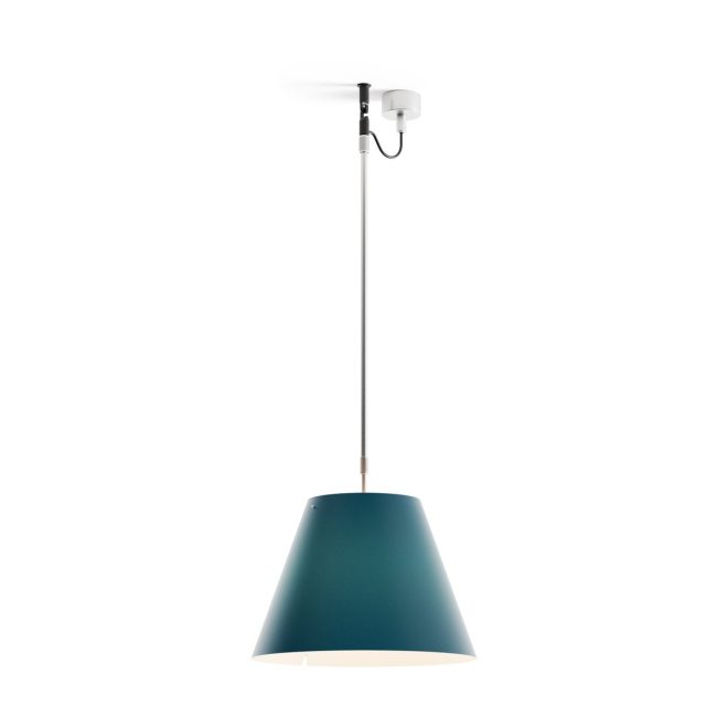 Luceplan costanza d13 s pendel petroleum blue