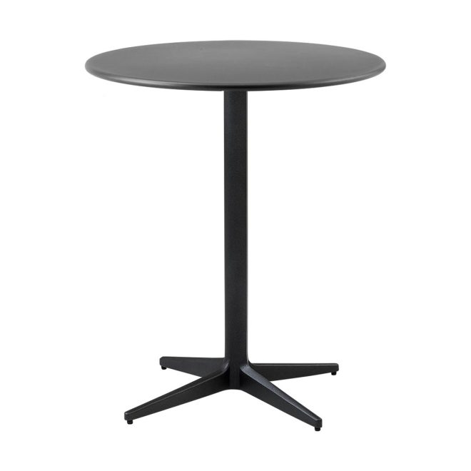 Cane-line drop cafébord Ø60 cm lava grey-lava grey