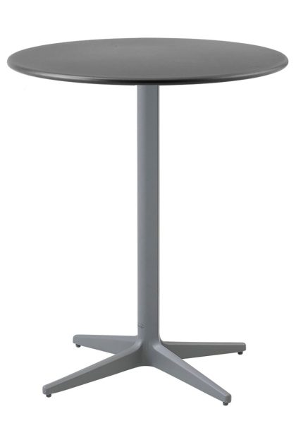 Cane-line drop cafébord Ø60 cm lava grey-light grey