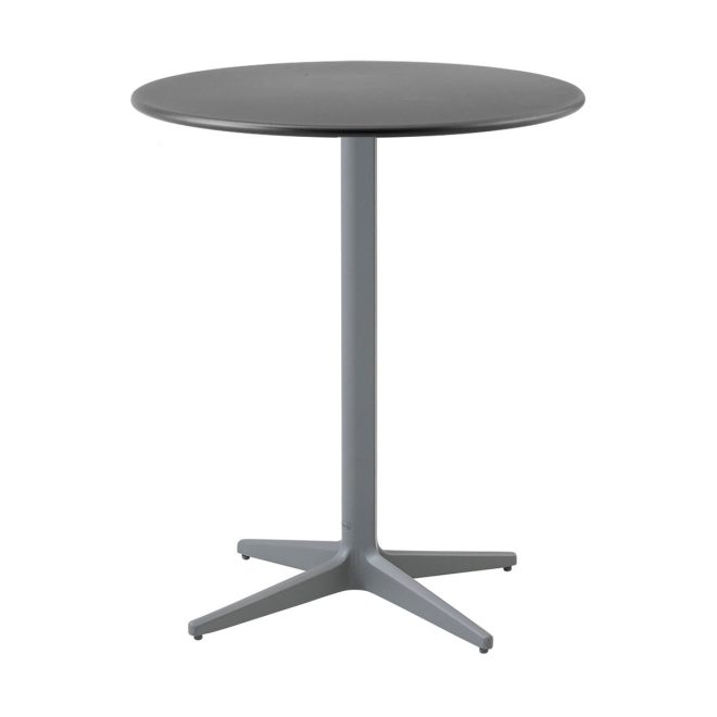 Cane-line drop cafébord Ø60 cm lava grey-light grey