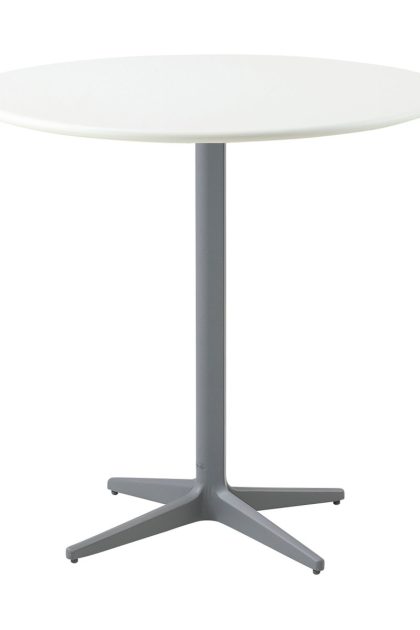 Cane-line drop cafébord Ø60 cm white-light grey