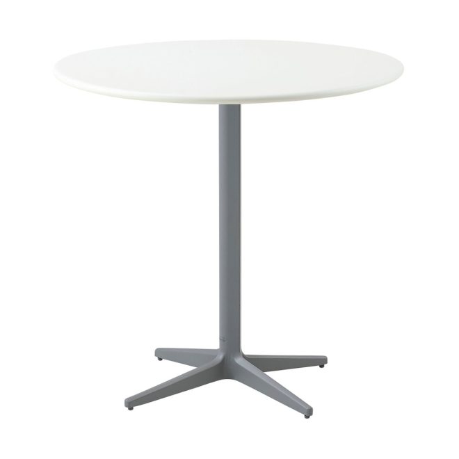 Cane-line drop cafébord Ø60 cm white-light grey