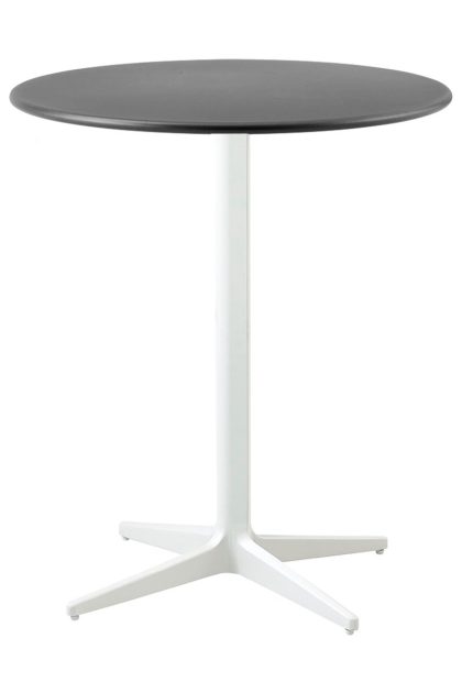 Cane-line drop cafébord Ø60 cm lava grey-white