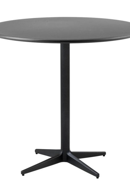 Cane-line drop cafébord Ø80 cm lava grey-lava grey