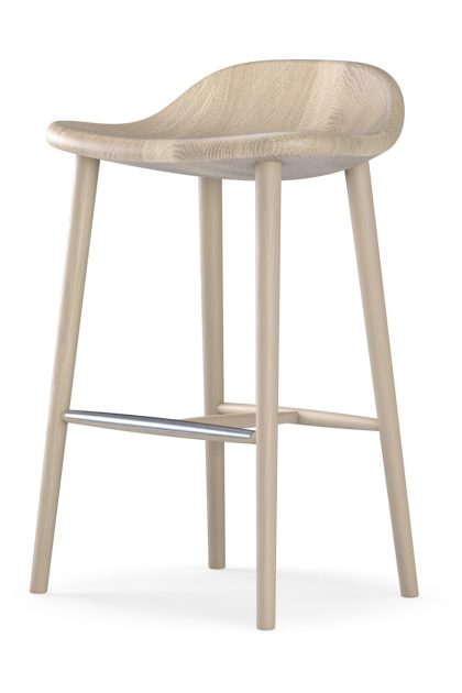 Stolab miss holly barstol h63 cm ek ljus mattlack