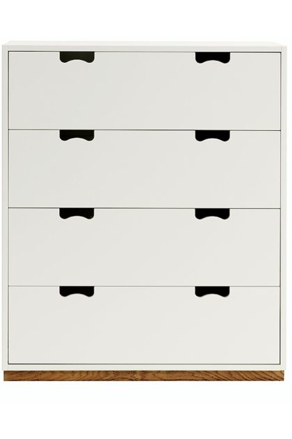 Asplund snö a byrå white, eksockel
