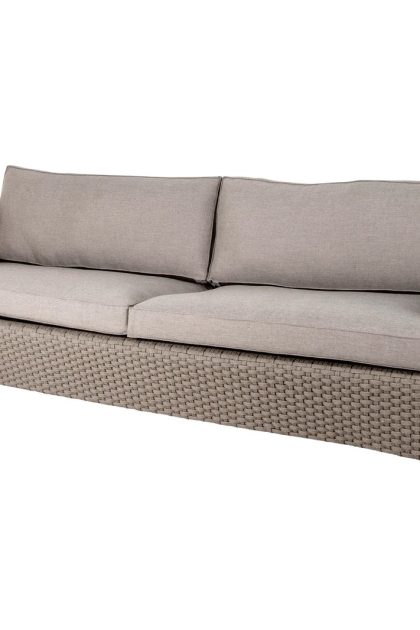 Cane-line diamond soffa 3-sits soft rope cane-line natté taupe