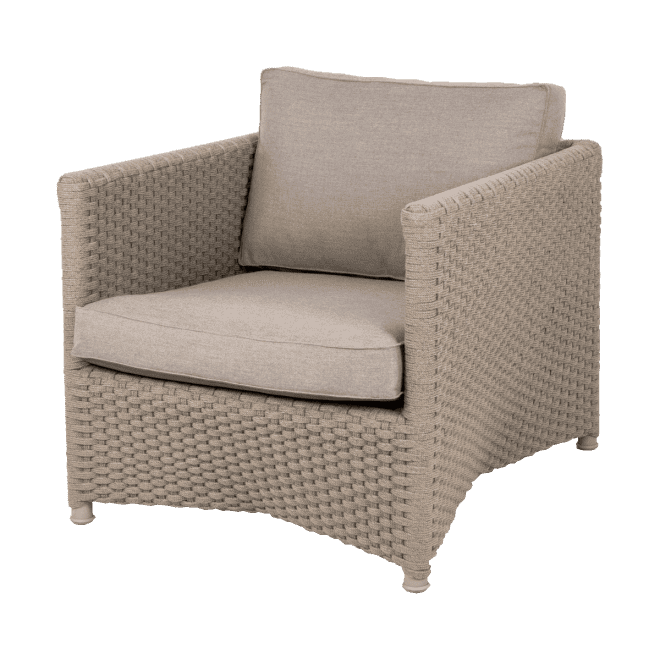 Cane-line diamond loungefåtölj soft rope cane-line natté taupe