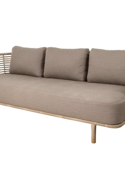 Cane-line sense soffa 3-sits weave airtouch taupe