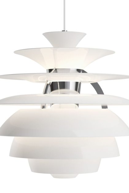 Louis poulsen ph snowball pendel integrerad led vit