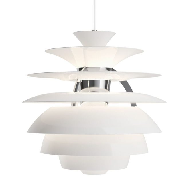 Louis poulsen ph snowball pendel integrerad led vit