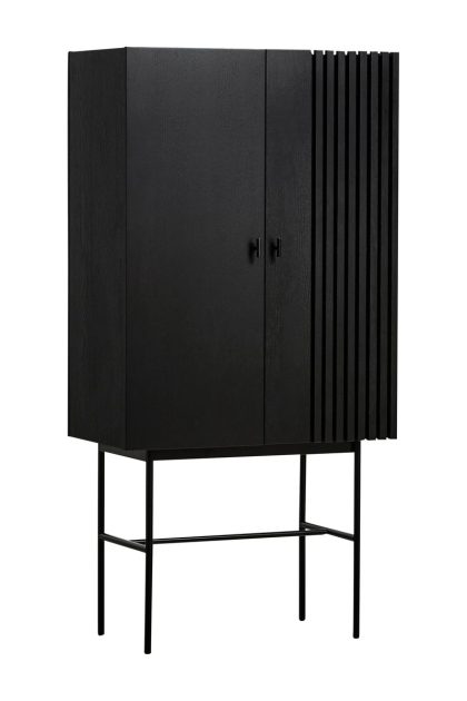 Woud array skåp, 80 cm svartmålad ek