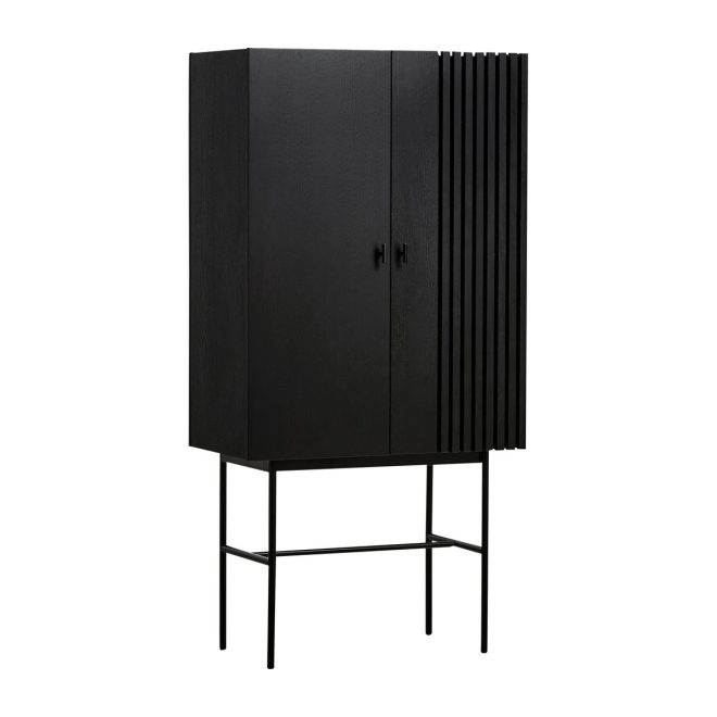 Woud array skåp, 80 cm svartmålad ek