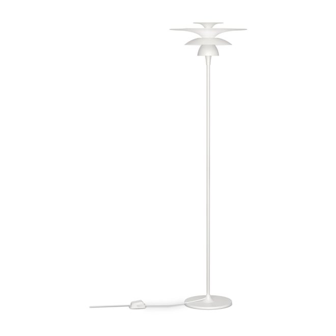 Belid picasso golvlampa Ø38x140,3 cm mattvit
