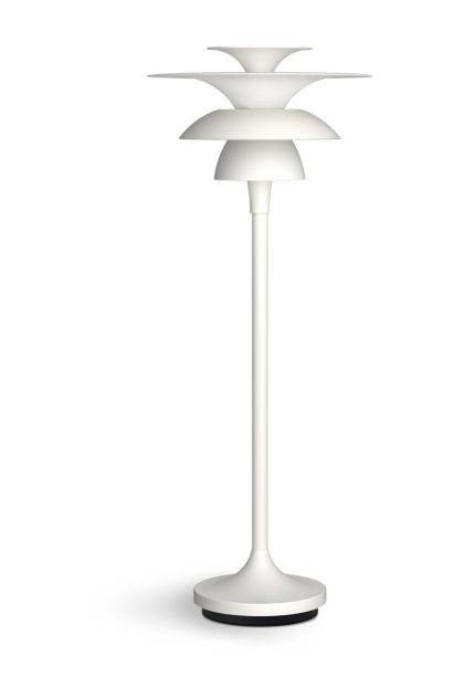 Belid picasso bordslampa, stor 45,7 cm mattvit