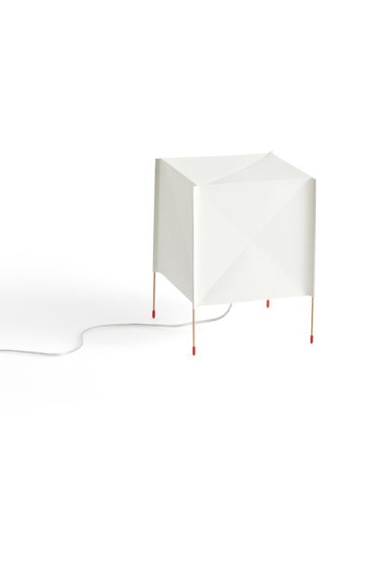 Hay paper cube bordslampa vit