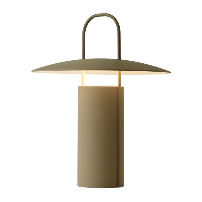 Audo copenhagen ray bordslampa portabel dusty green
