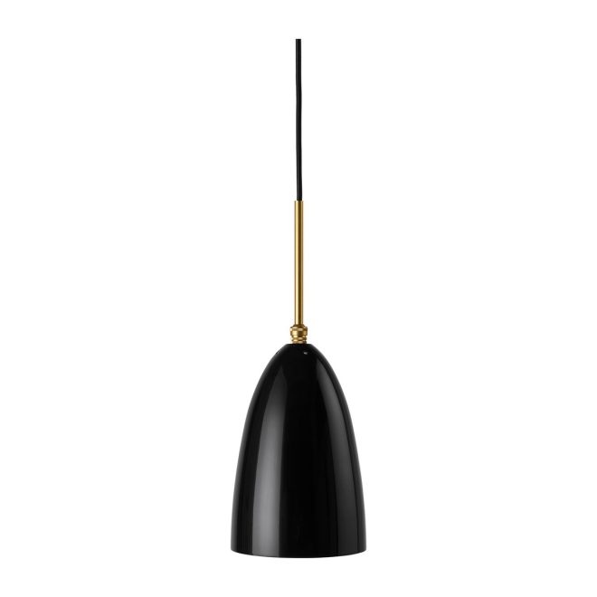 Gubi gräshoppa taklampa blank black-brass