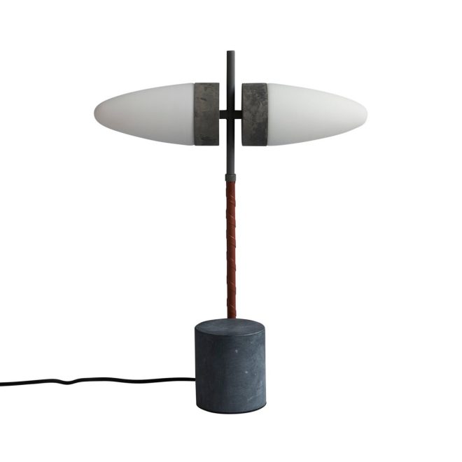 101 copenhagen bull bordslampa 50 cm oxiderad