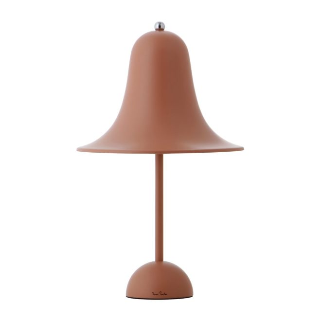 Verpan pantop bordslampa Ø23 cm matt terracotta