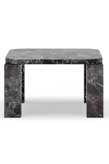 New works atlas soffbord 60x60 cm costa black marble