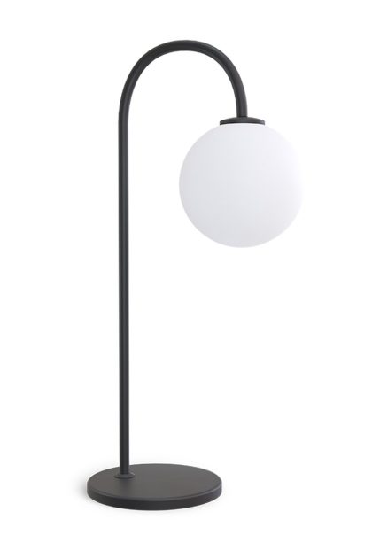 Herstal ballon bordslampa svart