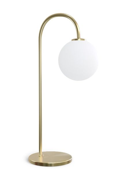 Herstal ballon bordslampa mässing