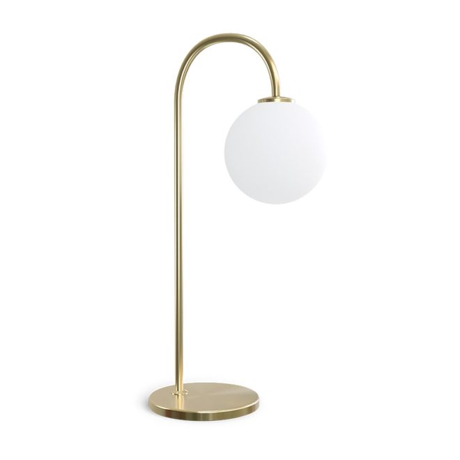 Herstal ballon bordslampa mässing