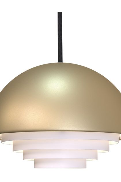 Herstal motown taklampa medium mässing