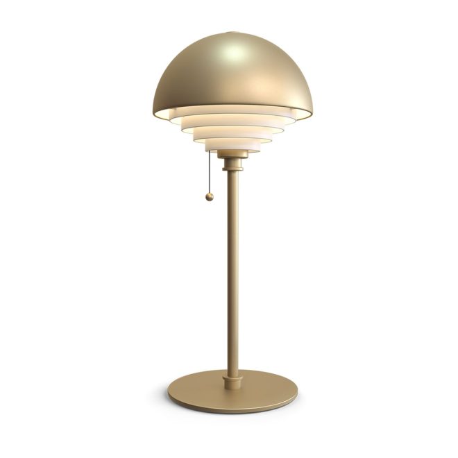 Herstal motown bordslampa mässing