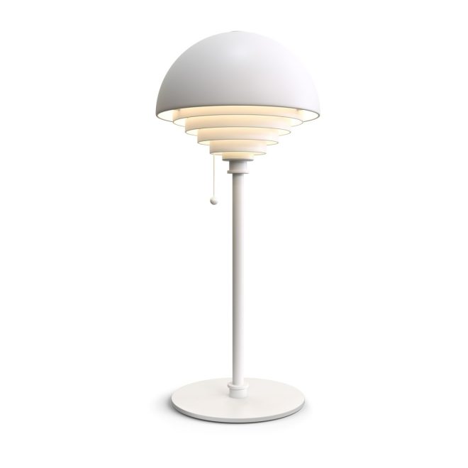Herstal motown bordslampa vit-vit