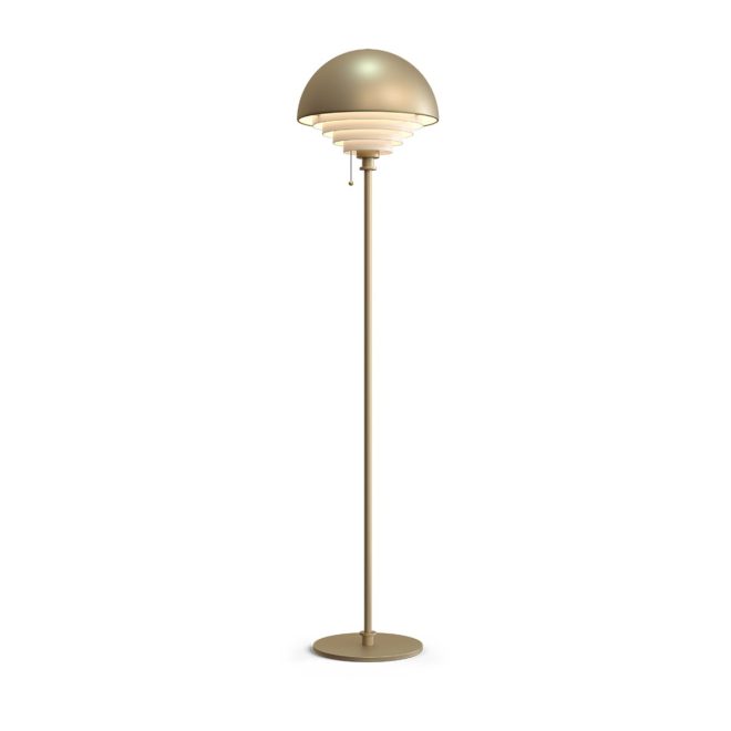 Herstal motown golvlampa 150 cm mässing