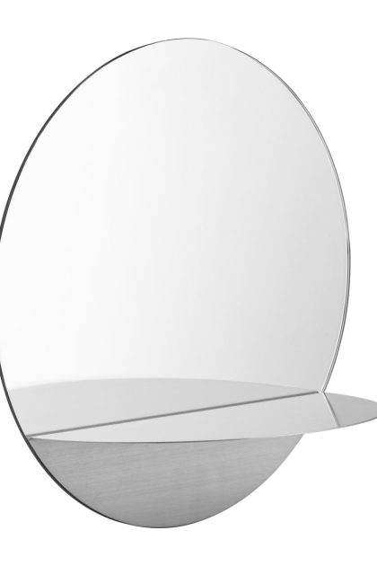Normann copenhagen horizon spegel rund rostfritt stål