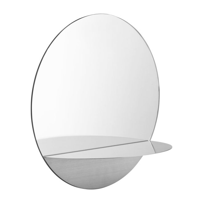 Normann copenhagen horizon spegel rund rostfritt stål
