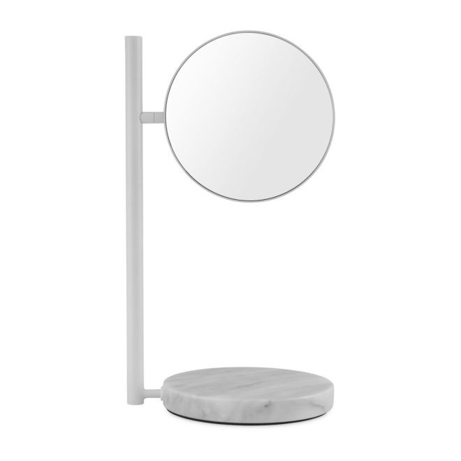 Normann copenhagen pose bordsspegel dubbelsidig vit