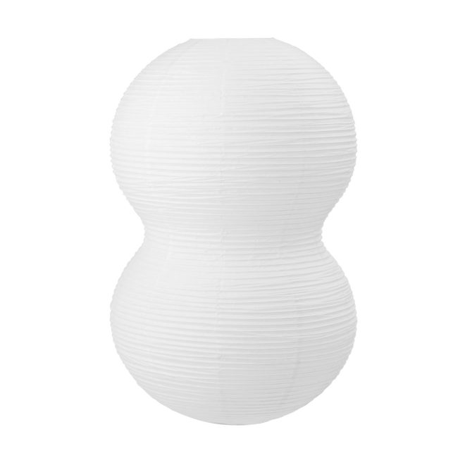 Normann copenhagen puff twist lampskärm 50x90 cm vit