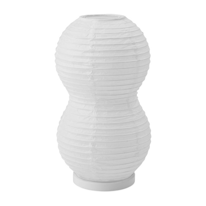 Normann copenhagen puff twist bordslampa 16x28,5 cm vit