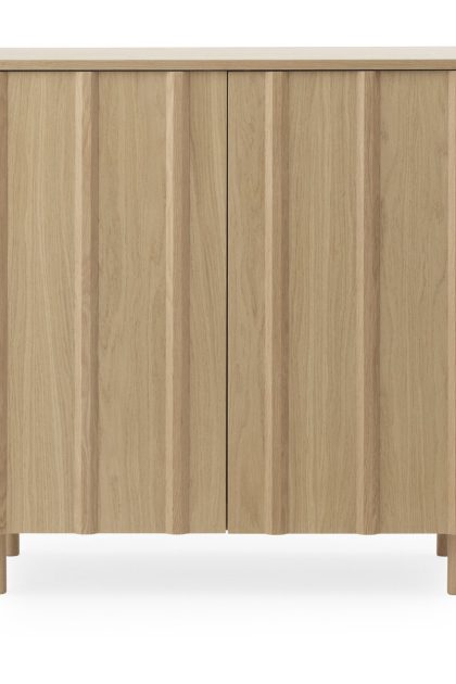 Normann copenhagen rib skåp 96x98,5 cm oak