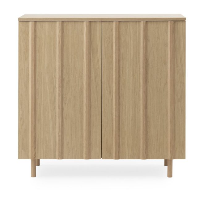 Normann copenhagen rib skåp 96x98,5 cm oak
