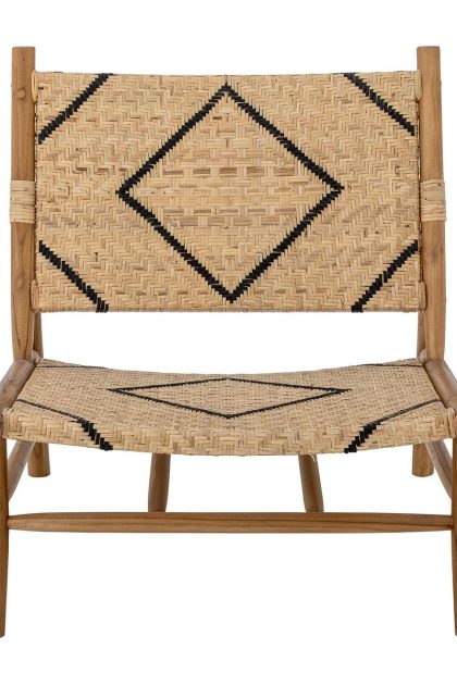 Bloomingville lennox loungestol natur-teak