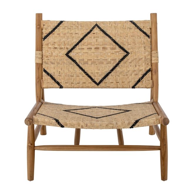 Bloomingville lennox loungestol natur-teak