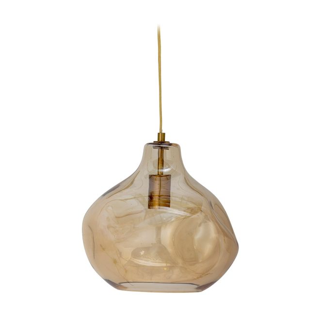 Bloomingville azizi pendel glas Ø30 cm brun