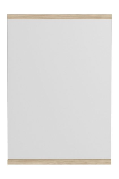 Moebe rektangulär väggspegel 30x40 cm ash