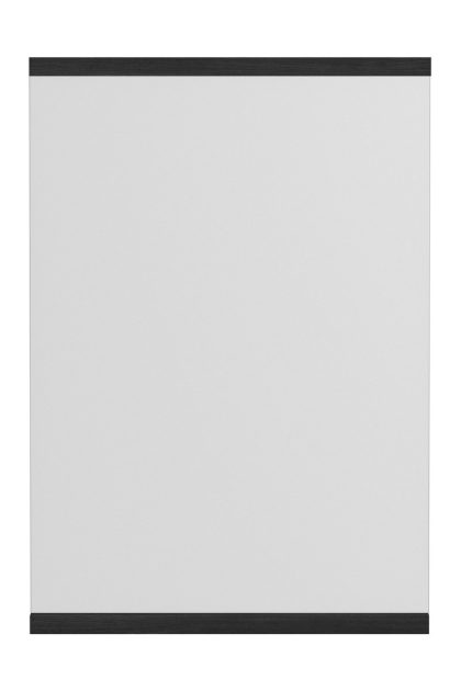 Moebe rektangulär väggspegel 30x40 cm black