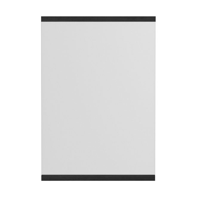 Moebe rektangulär väggspegel 30x40 cm black