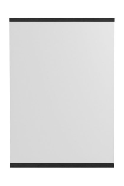 Moebe rektangulär väggspegel 50x70 cm black