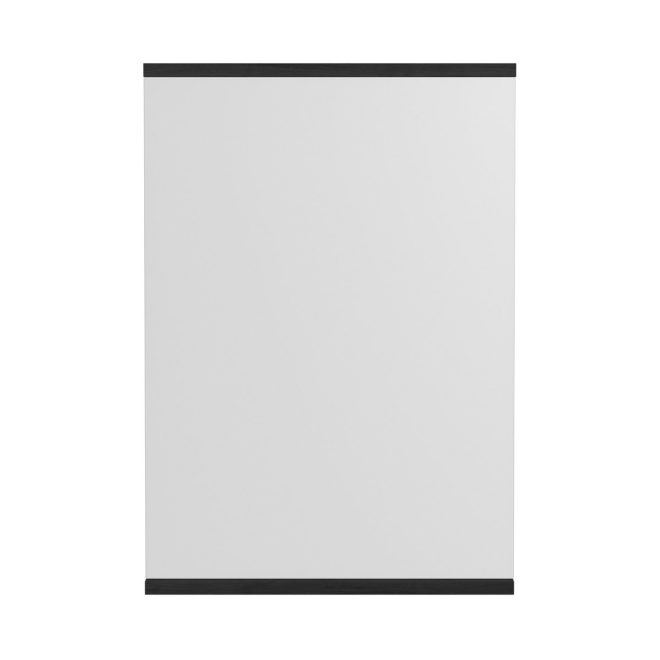 Moebe rektangulär väggspegel 50x70 cm black